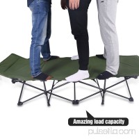 REDCAMP Camping Cots for Adults, Folding Cot Bed, XL Oversize and Comfortable Easy Portable Wide Cot, Free Storage Bag Included, 76.8x28x14 inches.   
